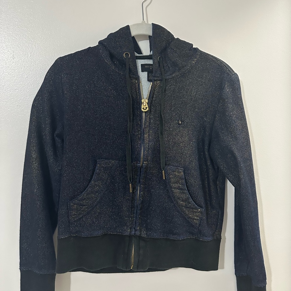 True Religion Navy Blue Hoodie